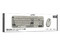Kit de Teclado y Mouse Acteck Creator Chic K-Colors MK485, Receptor USB, Color Gris.