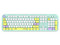 Kit de Teclado y Mouse Acteck Creator Chic K-Colors MK485, Receptor USB, Color Azul.