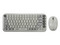 Kit de Teclado y Mouse Acteck Creator Chic K-Colors MK480, Receptor USB, Color Gris.