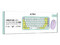 Kit de Teclado y Mouse Acteck Creator Chic K-Colors MK480, Receptor USB, Color Verde.