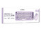 Kit de Teclado y Mouse Acteck Creator Chic K-Colors MK480, Receptor USB, Color Violeta.