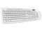 Kit Teclado y Mouse Acteck Creator Prime MK455, Alámbrico, USB, Membrana, Color Blanco. Español.
