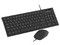 Kit Teclado y Mouse Acteck Creator Compact MK235, Tipo Membrana, 1200 DPI, Cable USB de 1.2m. Color Negro.