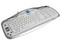 Teclado Acteck AT-9000XP Smart Evolution con conector y puerto USB. Color Blanco/Plateado