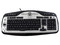 Teclado Acteck AT-9000XP Smart Evolution con conector y puerto USB. Color  Plateado con Negro