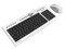Teclado y Mouse inalámbrico Slim Acteck AT-SLX500RF, USB. Color Blanco con Negro