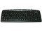 Teclado Alaska  Multimedia, PS/2, Color Negro.