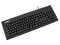Teclado Alaska Compacto, PS/2. Color Negro