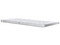 Teclado Apple Magic Keyboard con Touch ID para modelos de Mac con chip de Apple, Bluetooth, Puerto Lightning. Color Blanco.