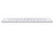 Teclado Apple Magic Keyboard Touch ID, Bluetooth, Color Blanco.
