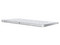 Teclado Apple Magic Keyboard Touch ID, Bluetooth, Color Blanco.