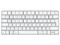Teclado Apple Magic Keyboard, Bluetooth, Color Blanco.