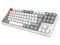 Teclado Mecánico Inalámbrico Gamer Balam Rush Level Pro GK990, Switch Outemu Red, Receptor USB, Bluetooth, Color Blanco.
