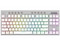 Teclado Gamer Inalámbrico DOMINATE EXPERT GK959 Balam Rush Legend Series, Multidispositivo, Color Blanco.