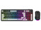 Kit de Teclado y Mouse Gamer, Balam Rush, Squad Conquest Pro KG525 Azender, Inalámbrico 2.4 MHz, Bluetooth, USB-C, Teclado 85%, RGB, Recargable, Mouse Óptico 7200 DPI, Negro.