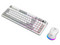 Kit De Teclado Y Mouse Balam Rush Squad Conquest Pro, Inalámbrico, Bluetooth, 7200Dpi, RGB, Color Blanco.