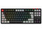 Teclado Mecánico Inalámbrico Gamer Balam Rush Level Pro GK990, Switch Outemu Red, Receptor USB, Bluetooth, Color Negro.