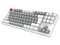 Teclado Mecánico Inalámbrico Gamer Balam Rush  Level Pro GK990, Switch Outemu Red, Receptor USB, Bluetooth, Color Blanco.