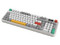 Teclado Inalámbrico Gamer Balam Rush Warstrike Frost KG500FI, Retroiluminación RGB, 26 Teclas Anti-ghosting, Receptor USB, Bluetooth 5.4. Color Blanco. (Versión en Español).