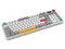 Teclado Inalámbrico Gamer Balam Rush Warstrike Frost KG500FI, Retroiluminación RGB, 26 Teclas Anti-ghosting, Receptor USB, Bluetooth 5.4. Color Blanco. (Versión en Español).