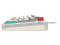 Teclado Gamer Balam Rush Warstrike Frost KG500F RGB, Membrana, USB. Color Blanco. (Versión en Español).