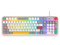 Teclado Gamer Balam Rush Warstrike Frost KG500F RGB, Membrana, USB. Color Blanco. (Versión en Español).