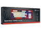 Teclado Gamer Balam Rush Warstrike Gunda KG500G RGB, Membrana, USB. Color Rojo. (Versión en Español).