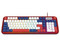 Teclado Gamer Balam Rush Warstrike Gunda KG500G RGB, Membrana, USB. Color Rojo. (Versión en Español).