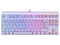 Teclado Mecánico Gamer Batauro TKL Aurbac, Iluminación RGB, USB, Español, Switch Blue. Color Blanco.