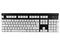 Teclado Mecánico Gamer Batauro Beliarde, Iluminación RGB, USB, Español, Switch Red. Color Negro.