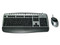Teclado y Mouse Óptico Benq P030 Multimedia, Español, PS/2. Color Plateado con Negro