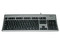 Teclado BenQ x120 en Español, USB/PS2. Color Negro con Plateado.