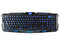 Teclado Gamer BRobotix 420028 con iluminación RGB Tricolor, USB.