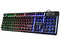 Teclado y Mouse BRobotix 458977 a prueba de agua, USB, RGB. Color Negro.