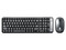 Kit de teclado y Mouse BRobotix, Inalámbrico, Color Gris.