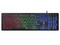 Teclado BRobotix 963098, RGB, USB, Teclas Circulares. Color Negro.