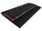 Teclado gamer Corsair K55 con retroiluminación RGB, USB, (Versión Inglés).