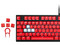 Set de Keycaps Corsair CH-9911020-NA Doble Shot, 104 Teclas. Color Rojo.