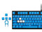 Set de Keycaps Corsair CH-9911030-NA Doble Shot, 104 Teclas. Color Azul.