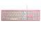 Teclado Gamer Cougar VANTAR AX PINK Iluminación RGB, USB, Color Rosa. (Versión en Inglés).