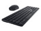 Kit de Teclado y Mouse Inalámbricos DELL KM5221W, USB. Color Negro.
