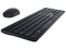 Kit de Teclado y Mouse Inalámbrico DELL KM5221W, Receptor USB. Color Negro.
