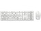 Kit de Teclado y Mouse Inalámbrico DELL KM5221W Pro, Receptor USB. Color Blanco. (Versión en Español).