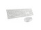 Kit de Teclado y Mouse Inalámbrico DELL KM5221W Pro, Receptor USB. Color Blanco. (Versión en Español).