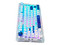 Teclado Game Factor KBG800, Inalámbrico, RGB, Bluetooth. Color Blanco.