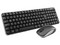 Kit de Teclado y Mouse inalámbricos GHIA GT4000GB. Color Negro/Gris.