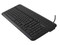 Teclado Genius Multimedia SlimStar 330 USB, incluye 2 Puertos USB laterales, Color Negro