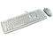 Teclado y Mouse Genius, Español, PS/2. Color Gris