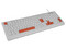 Teclado Getttech GGK-ESMWR-02-WH, USB, Color Blanco.