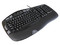 Teclado Logitech Wave con Innovador Diseño Ondulado, USB. Color Negro